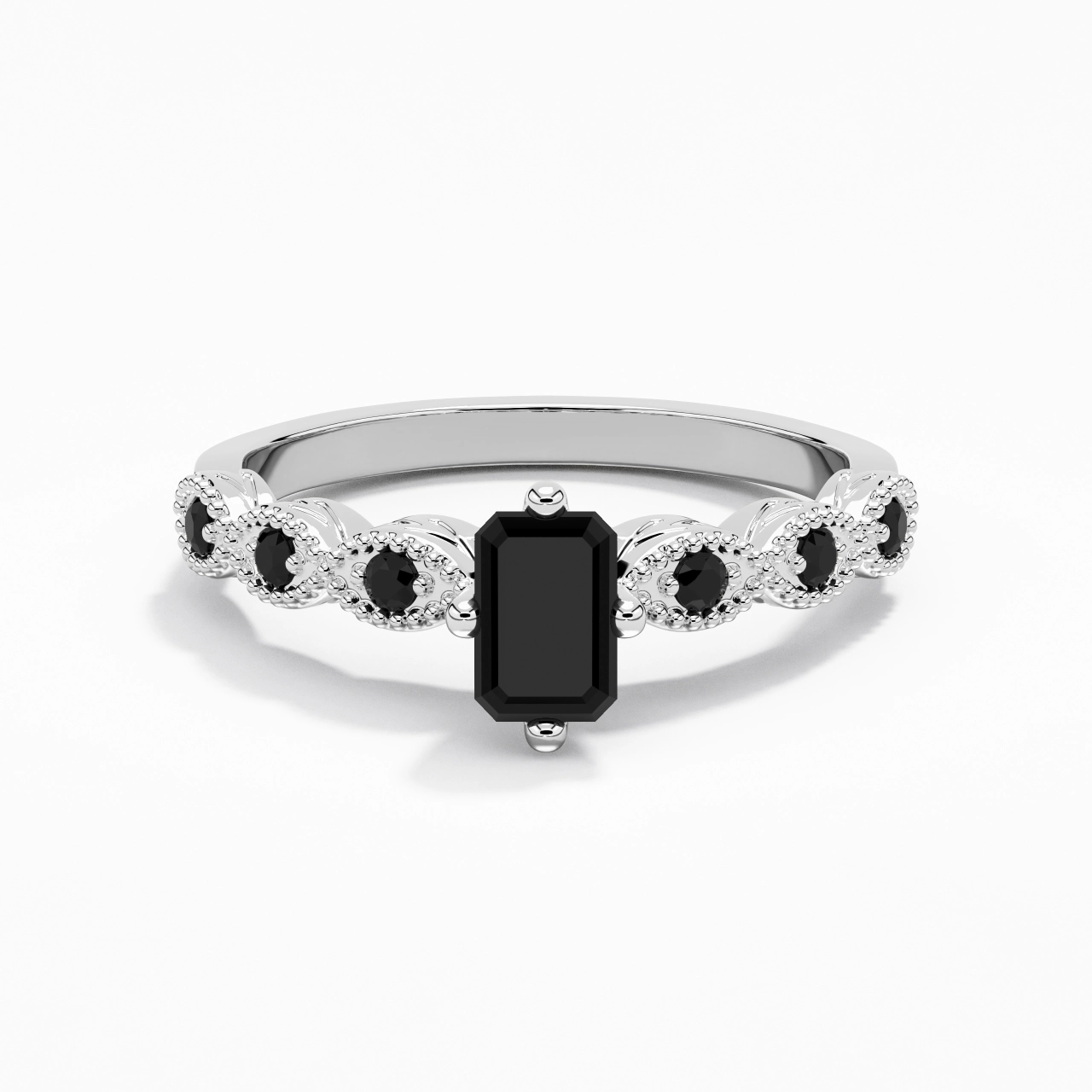 925 Sterling Silver Cubic Zirconia Engagement Ring