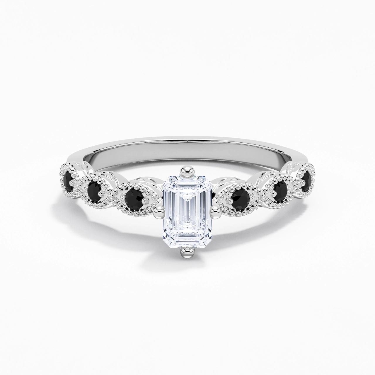 925 Sterling Silver Cubic Zirconia Engagement Ring