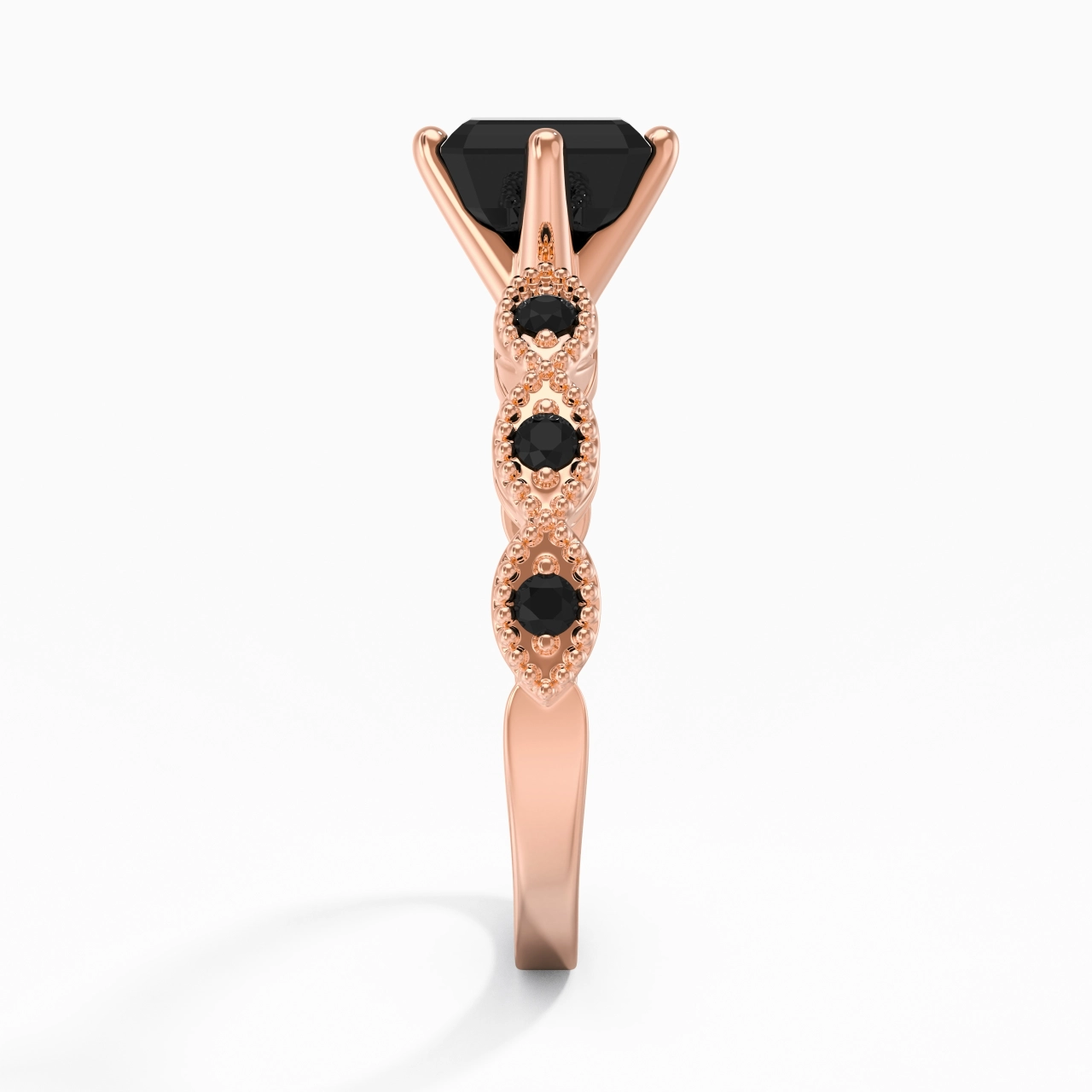 925 Sterling Silver Cubic Zirconia Engagement Ring