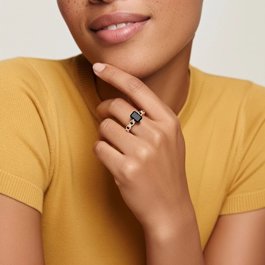 925 Sterling Silver Cubic Zirconia Engagement Ring