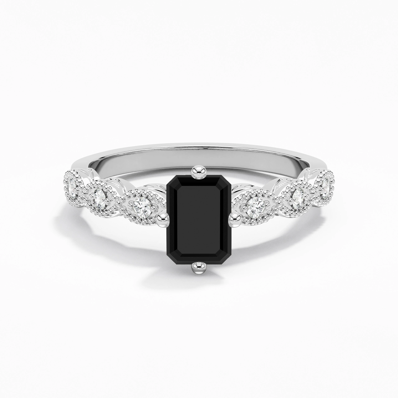 925 Sterling Silver Cubic Zirconia Engagement Ring