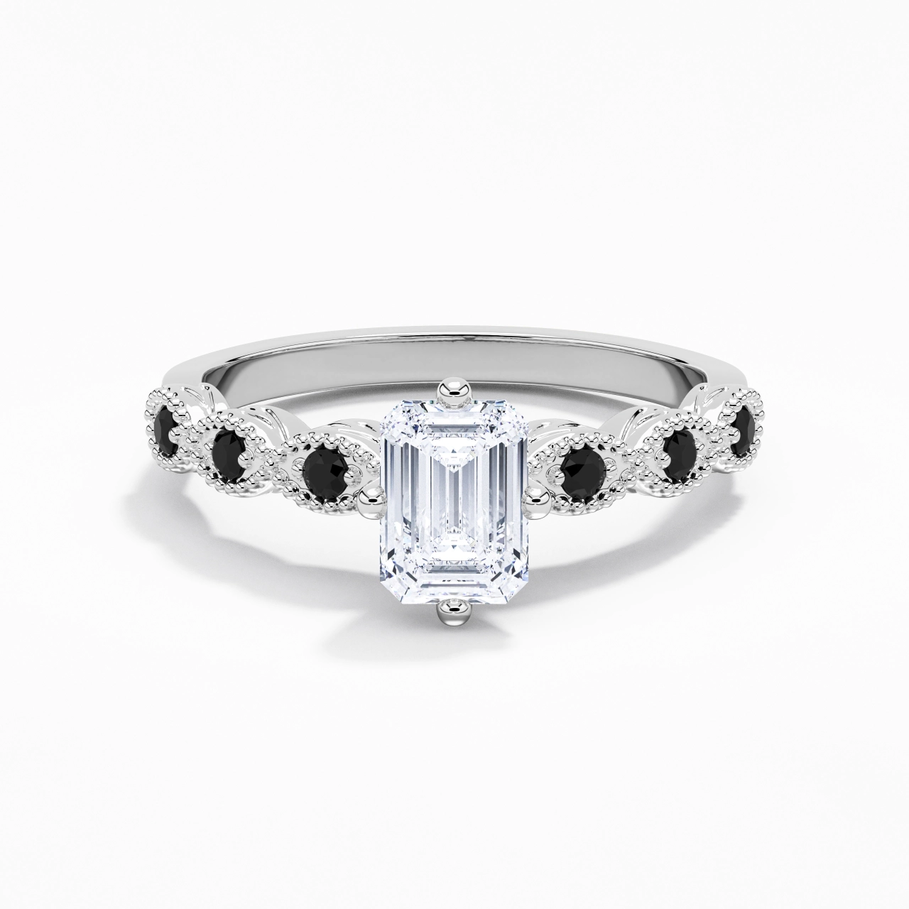 925 Sterling Silver Cubic Zirconia Engagement Ring