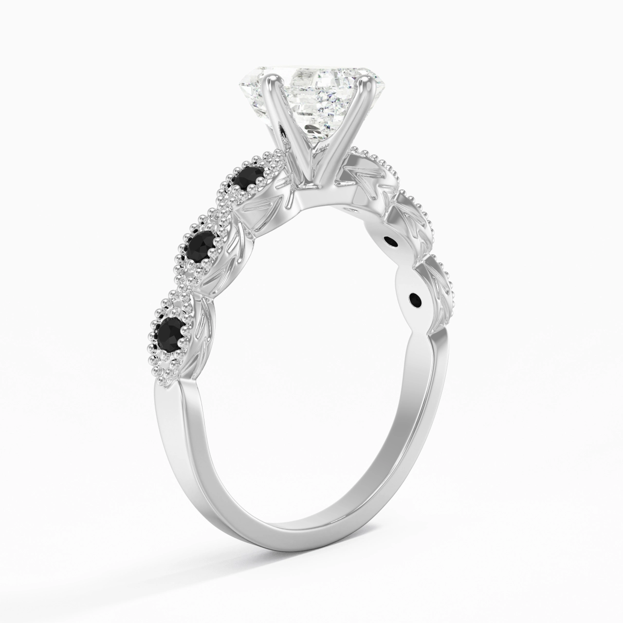 925 Sterling Silver Cubic Zirconia Engagement Ring