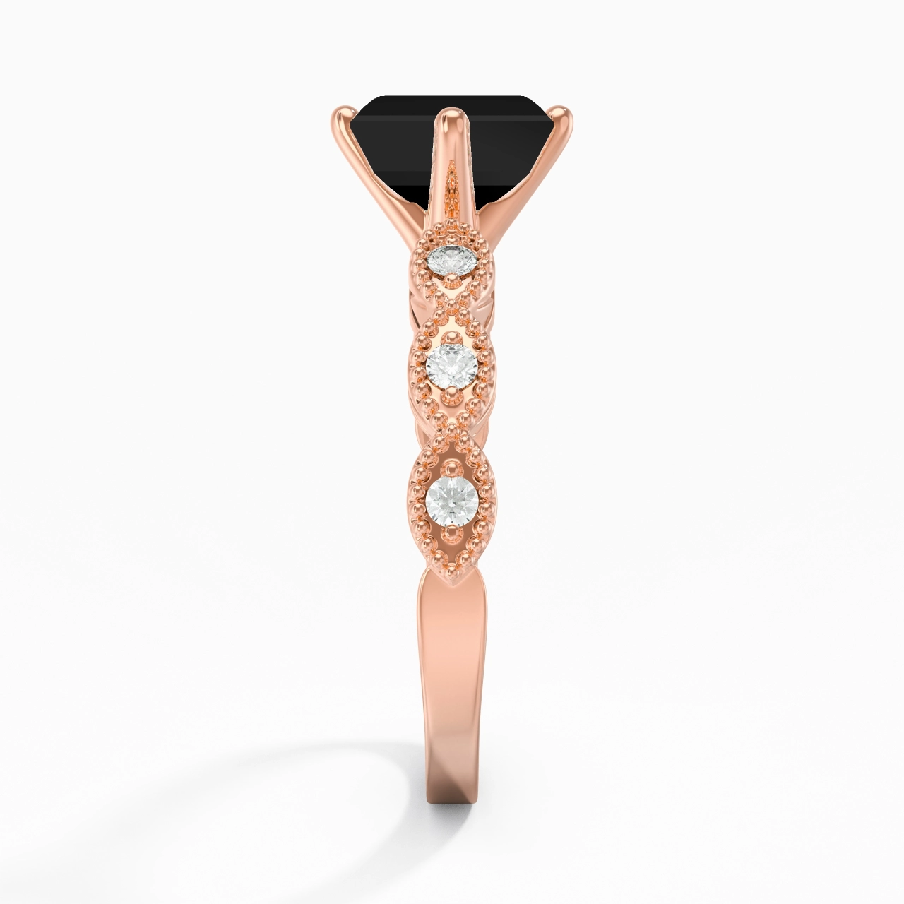 925 Sterling Silver Cubic Zirconia Engagement Ring