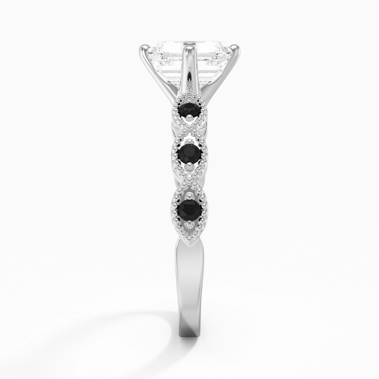 925 Sterling Silver Cubic Zirconia Engagement Ring