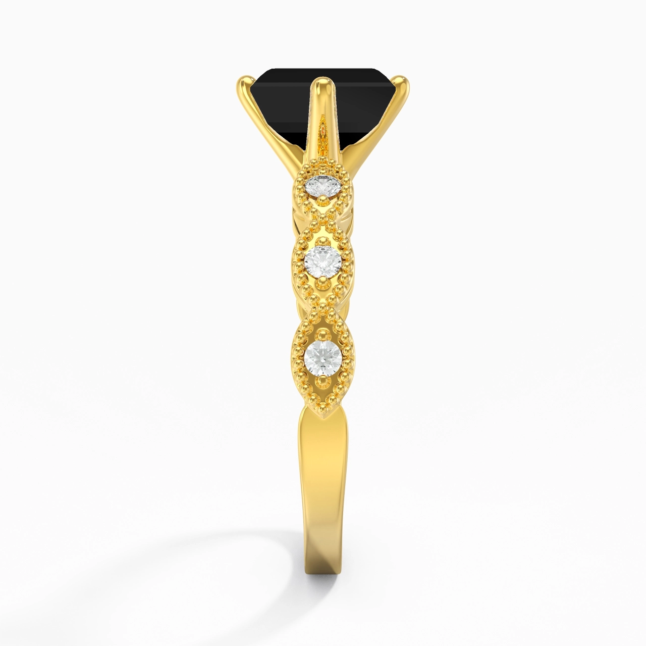 925 Sterling Silver Cubic Zirconia Engagement Ring