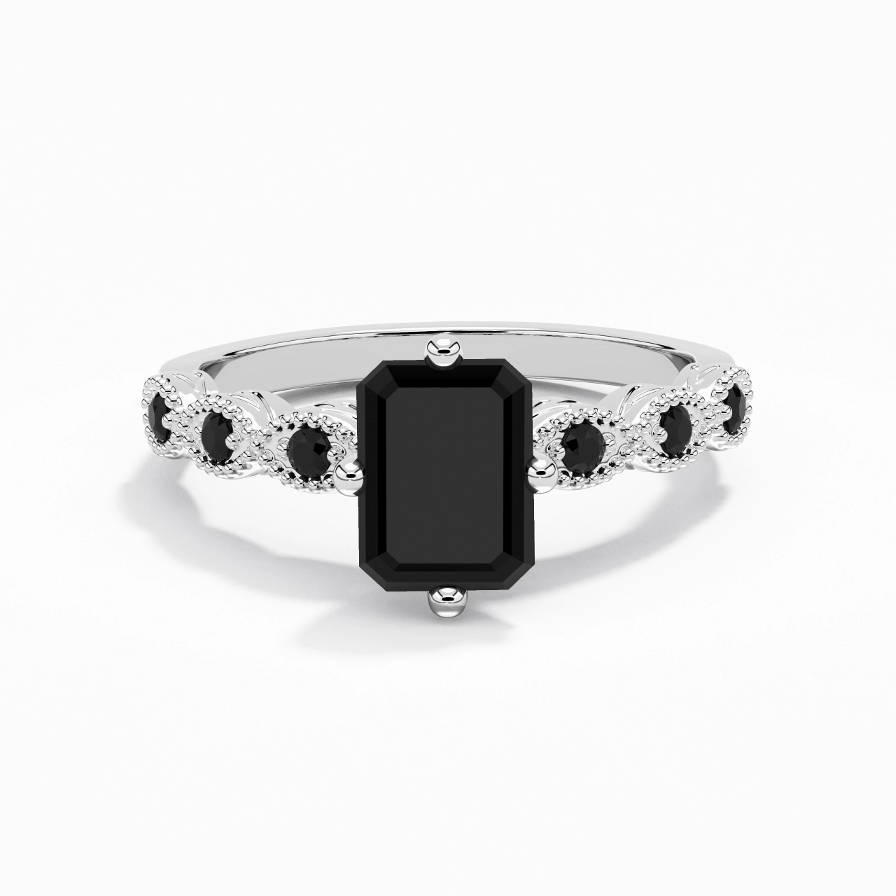 925 Sterling Silver Cubic Zirconia Engagement Ring