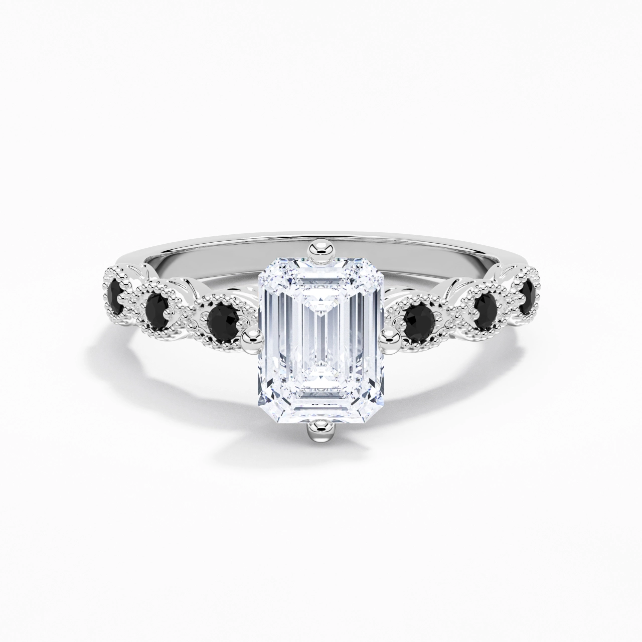 925 Sterling Silver Cubic Zirconia Engagement Ring