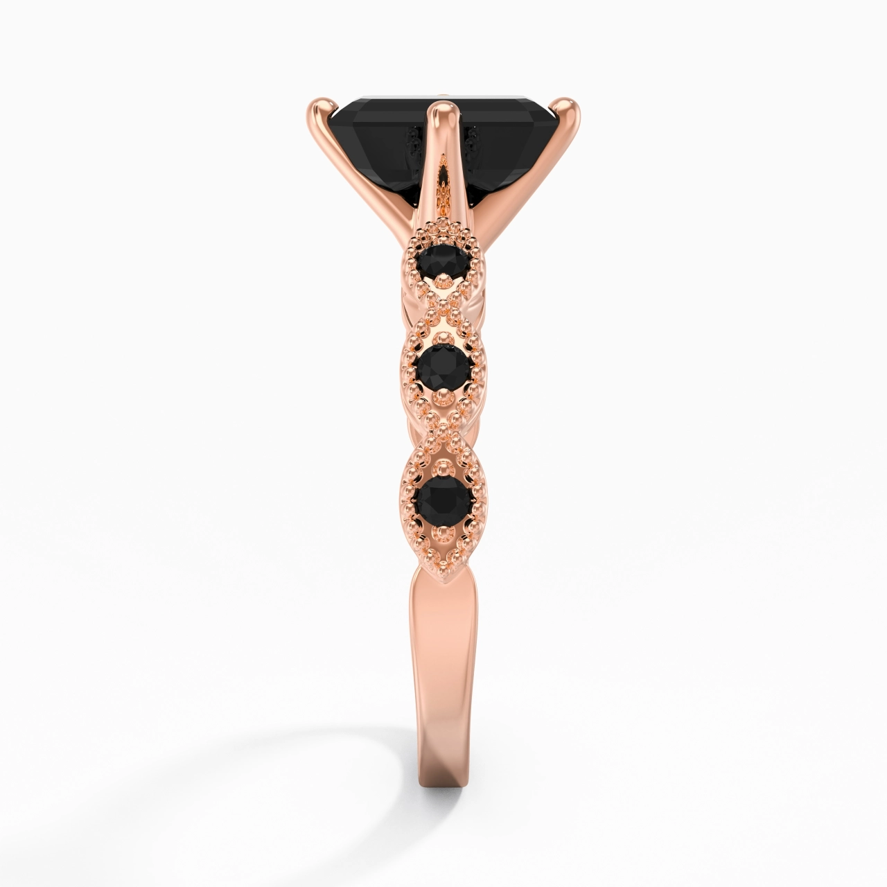 925 Sterling Silver Cubic Zirconia Engagement Ring