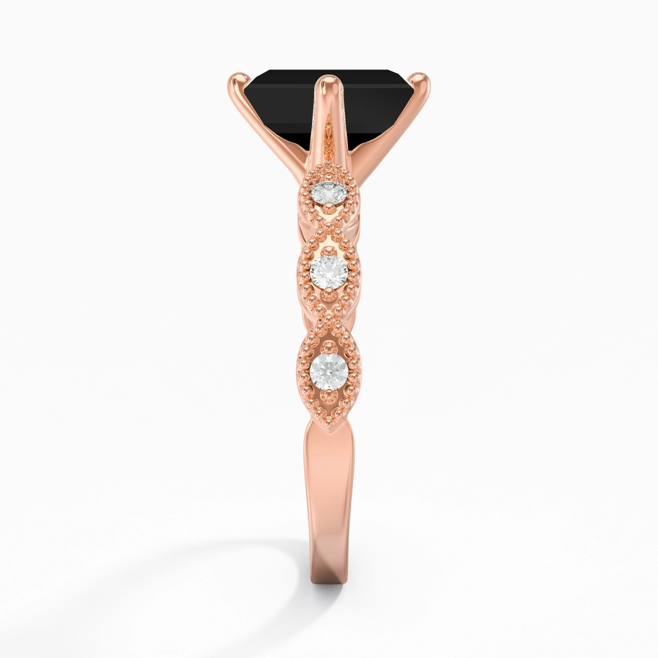 925 Sterling Silver Cubic Zirconia Engagement Ring