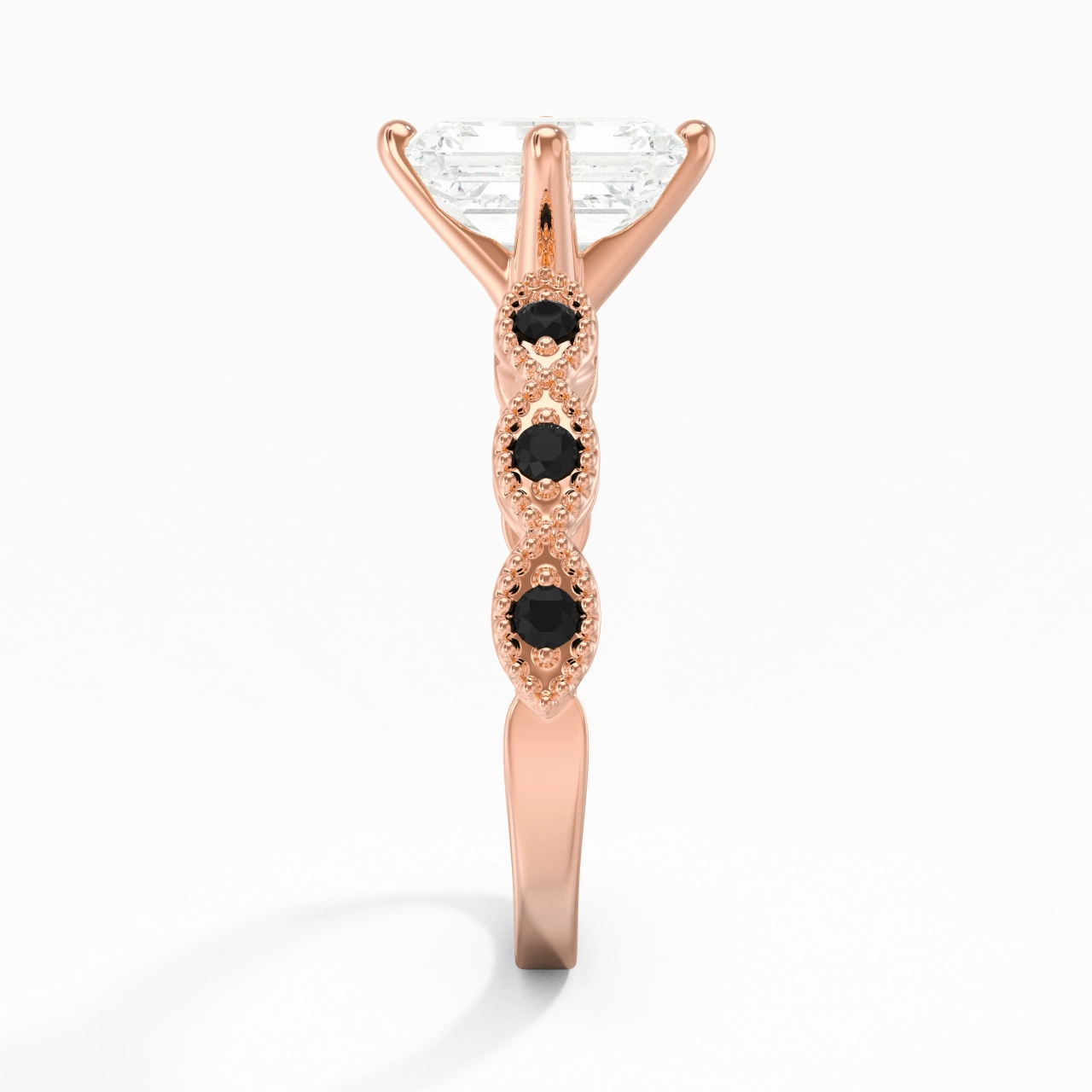 925 Sterling Silver Cubic Zirconia Engagement Ring