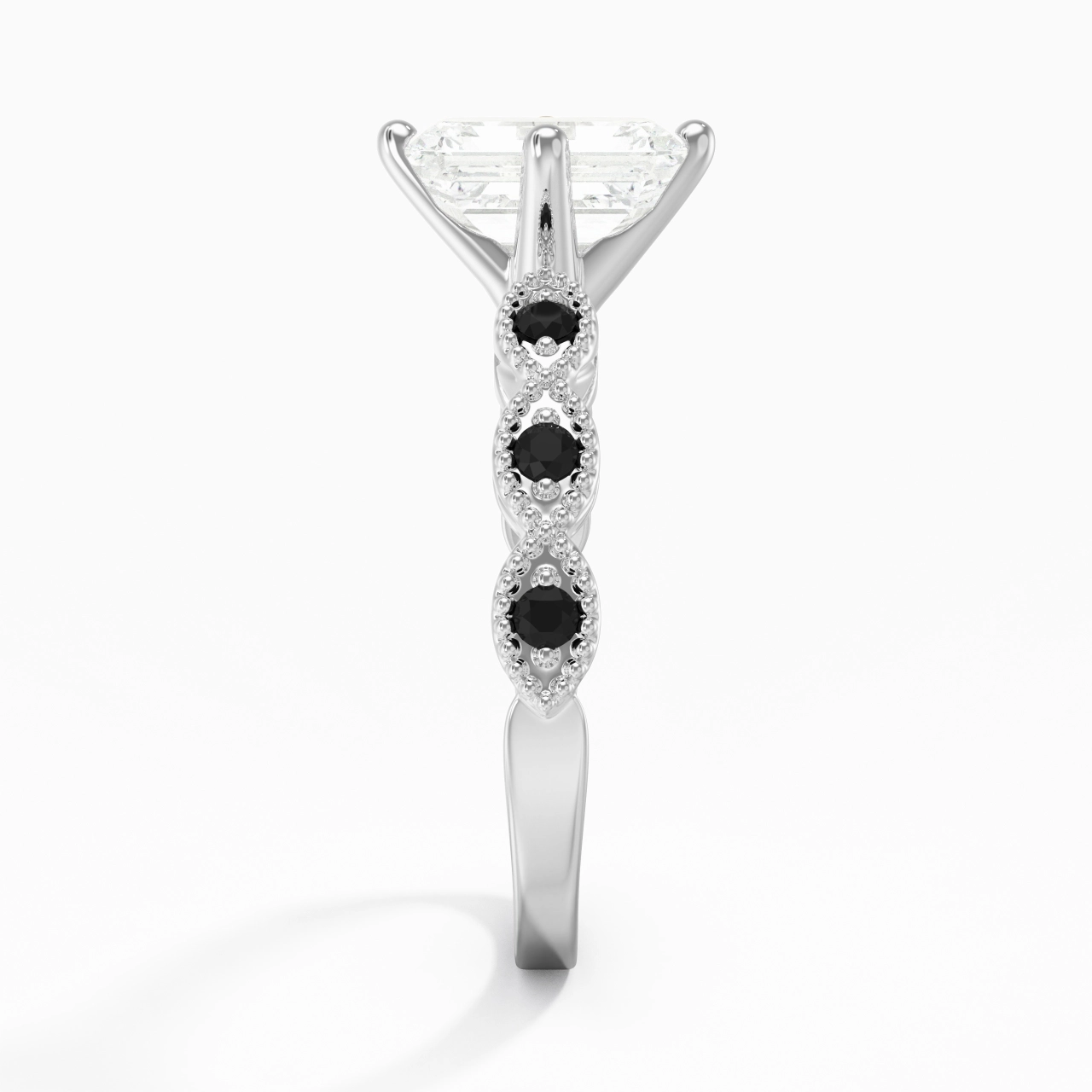 925 Sterling Silver Cubic Zirconia Engagement Ring