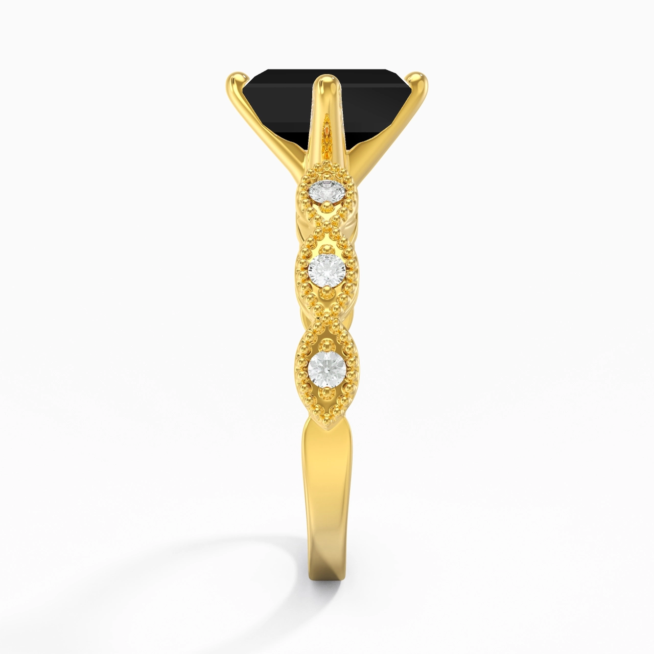 925 Sterling Silver Cubic Zirconia Engagement Ring