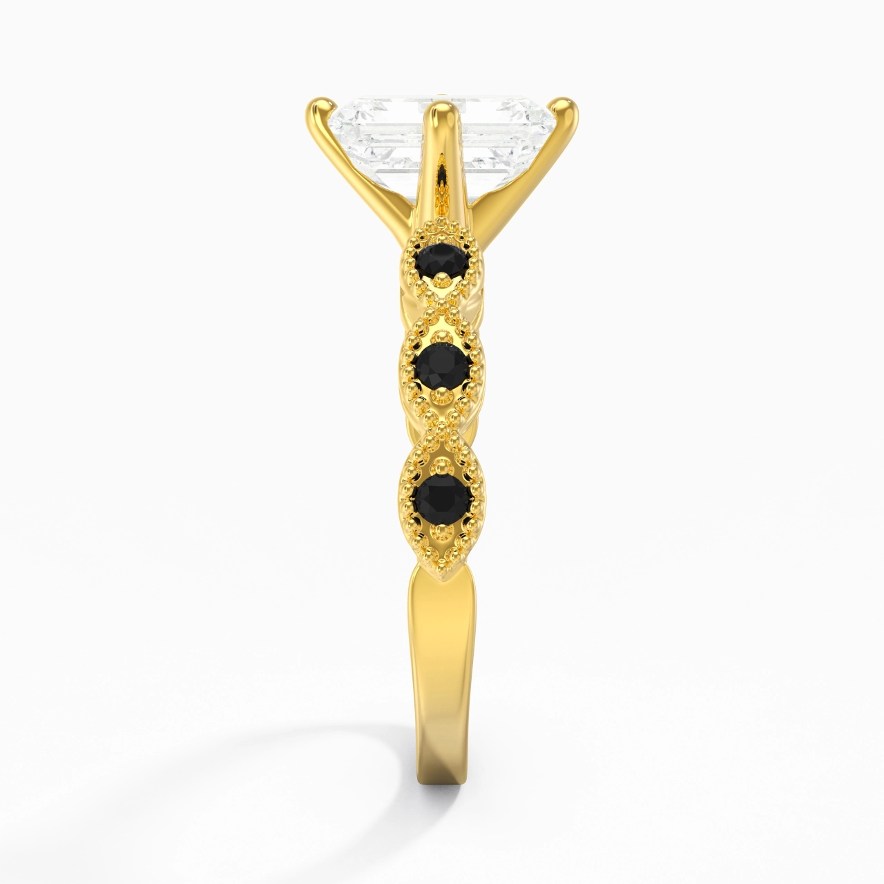 925 Sterling Silver Cubic Zirconia Engagement Ring