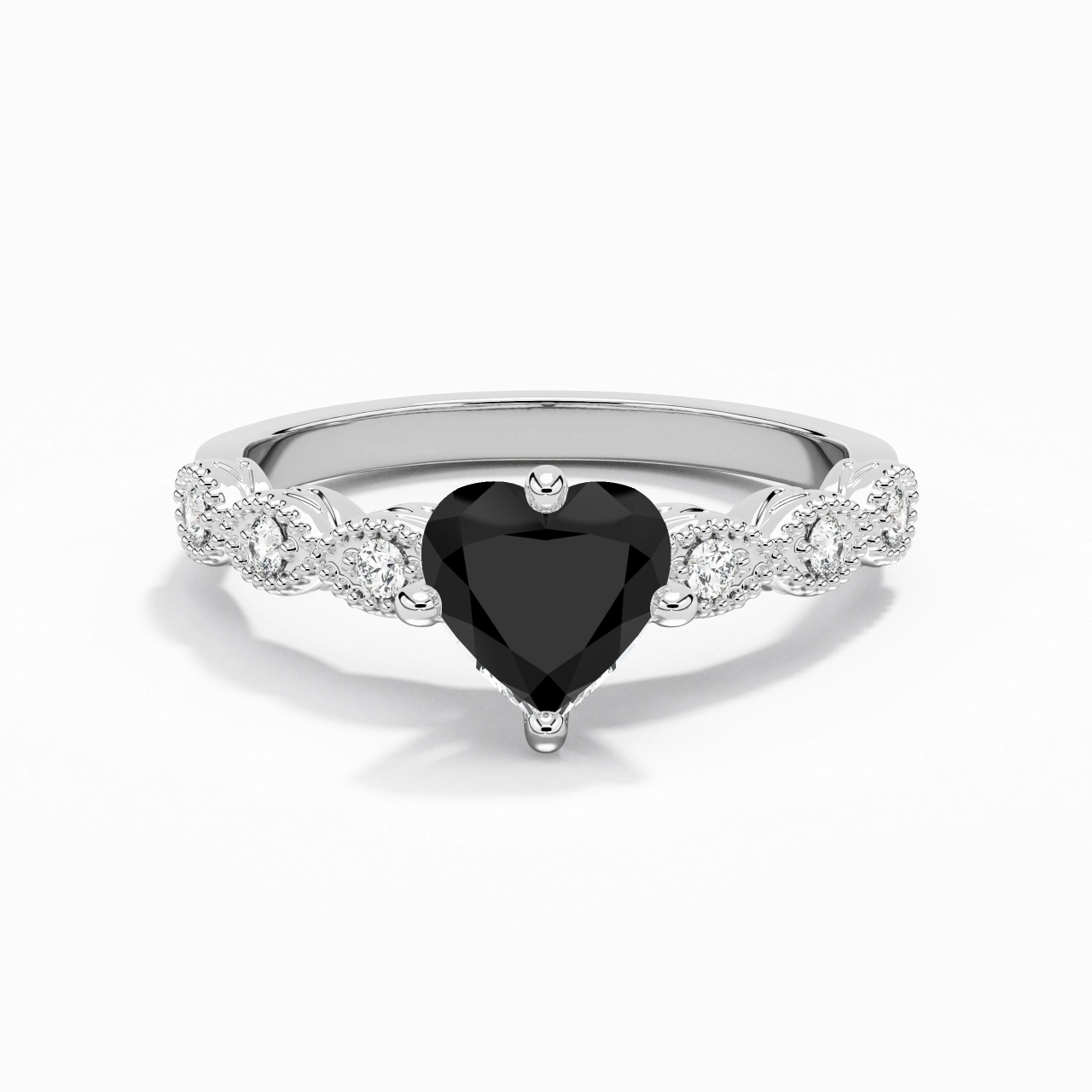 925 Sterling Silver Cubic Zirconia Engagement Ring