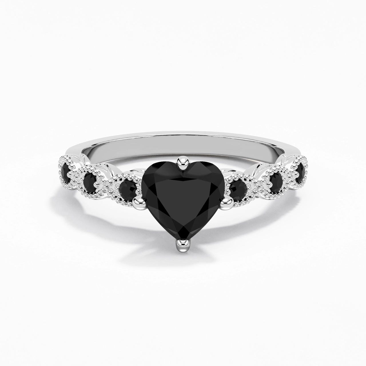 925 Sterling Silver Cubic Zirconia Engagement Ring