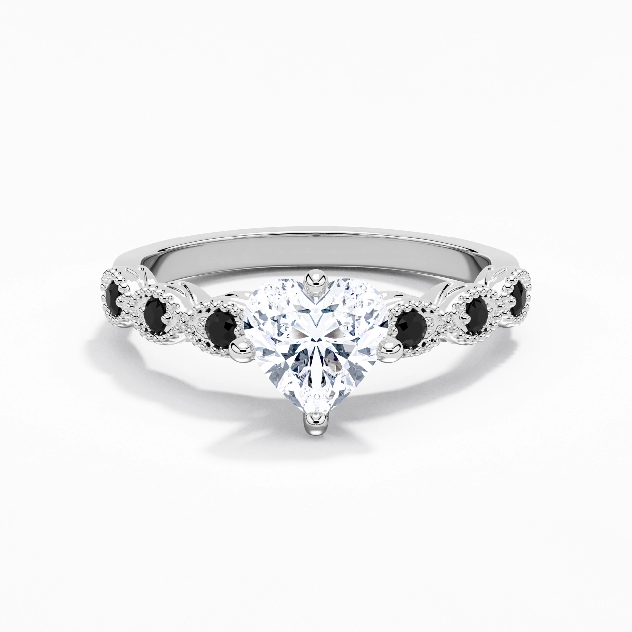 925 Sterling Silver Cubic Zirconia Engagement Ring
