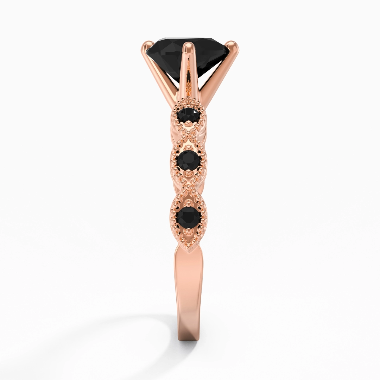 925 Sterling Silver Cubic Zirconia Engagement Ring