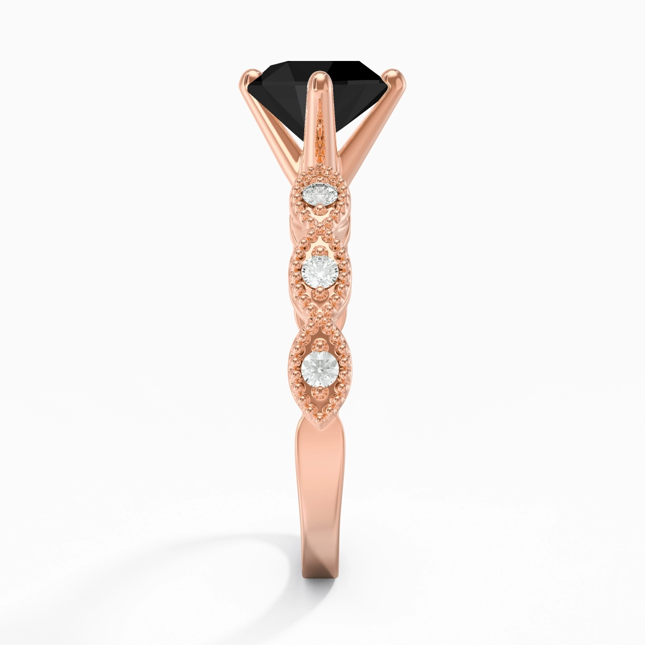 925 Sterling Silver Cubic Zirconia Engagement Ring