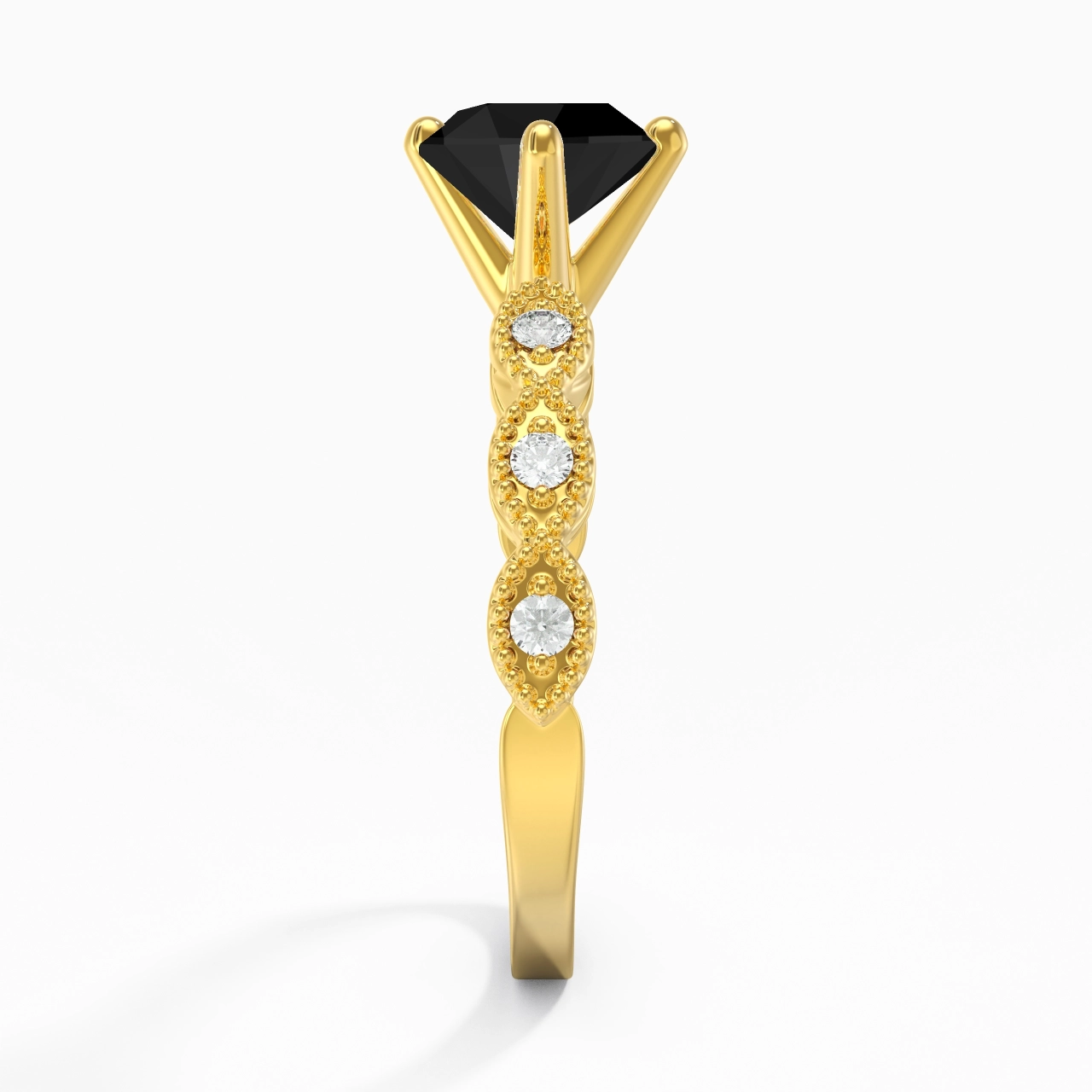 925 Sterling Silver Cubic Zirconia Engagement Ring