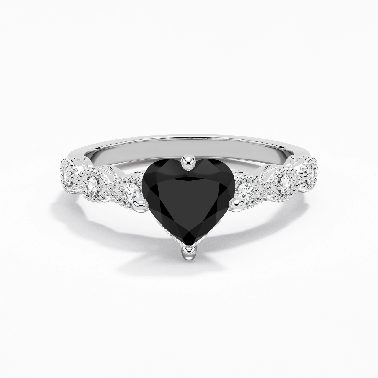 925 Sterling Silver Cubic Zirconia Engagement Ring