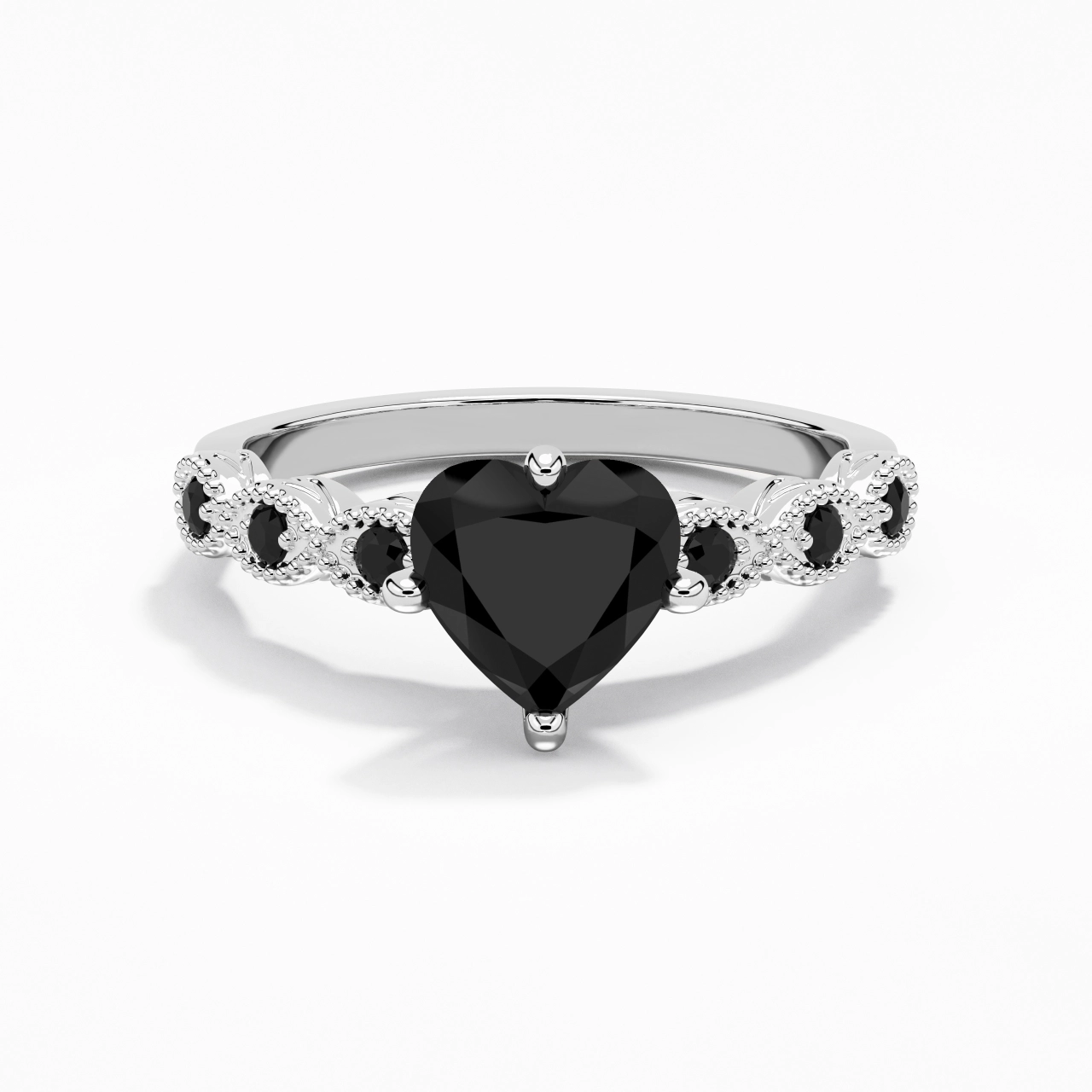 925 Sterling Silver Cubic Zirconia Engagement Ring