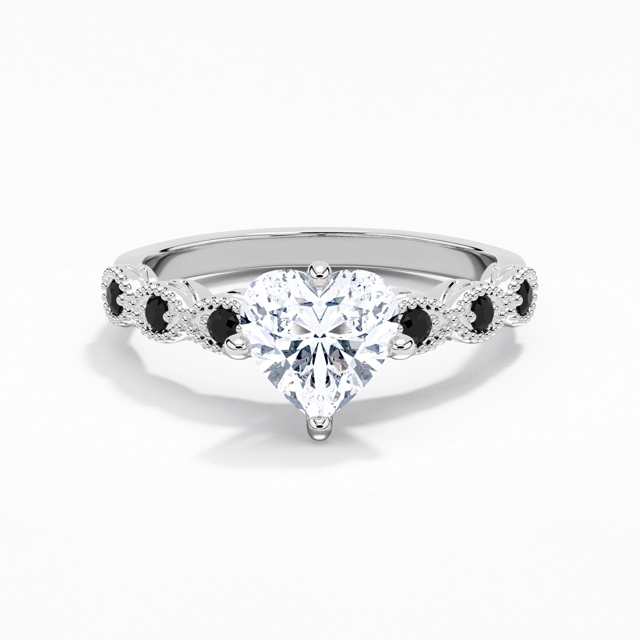 925 Sterling Silver Cubic Zirconia Engagement Ring