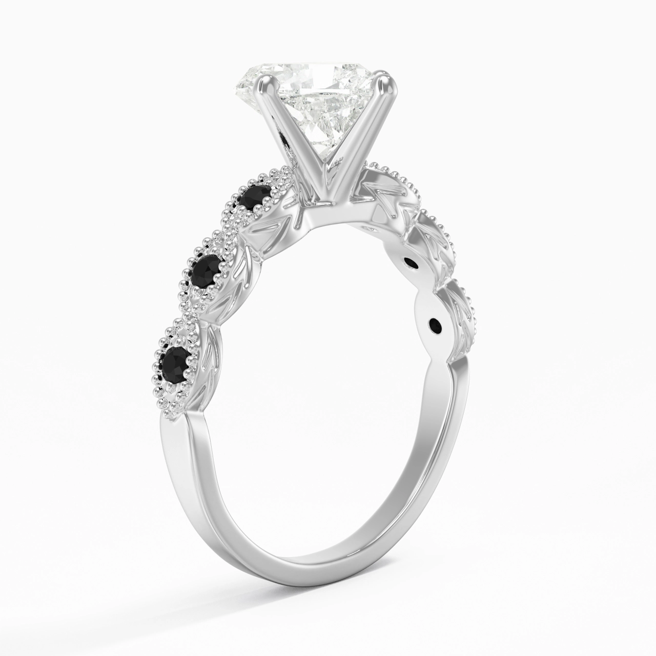 925 Sterling Silver Cubic Zirconia Engagement Ring