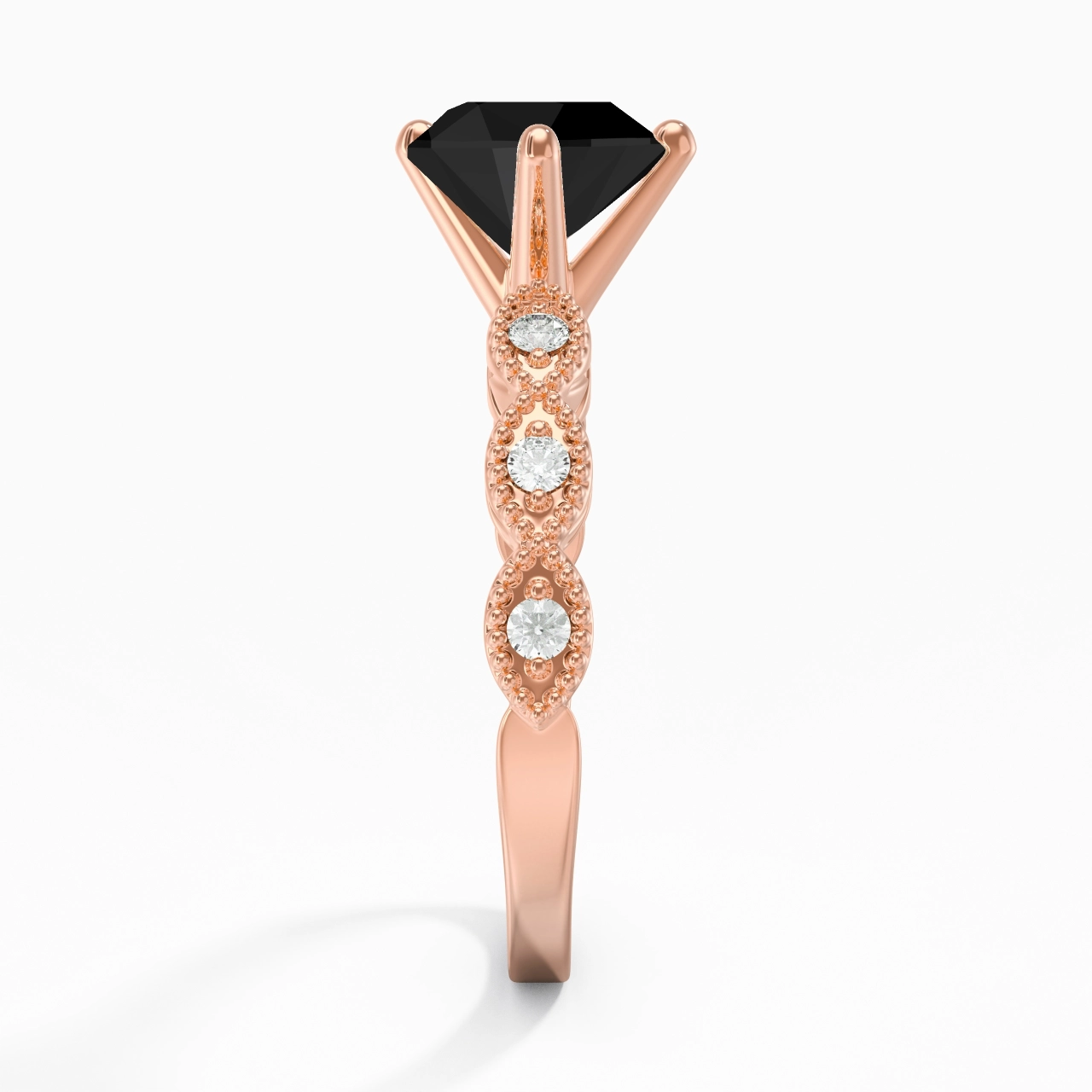 925 Sterling Silver Cubic Zirconia Engagement Ring