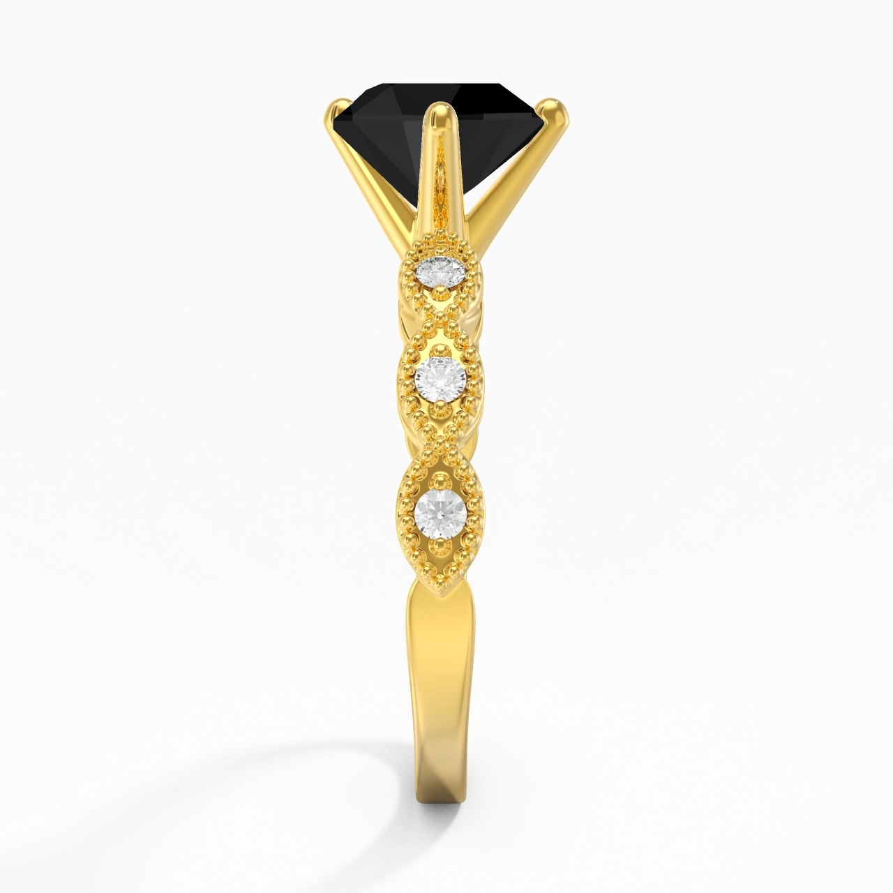 925 Sterling Silver Cubic Zirconia Engagement Ring