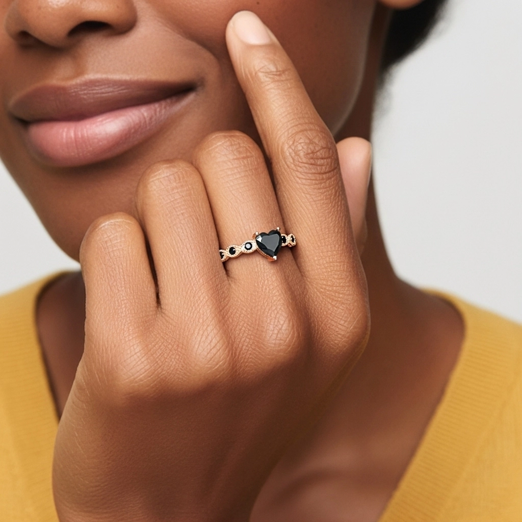 925 Sterling Silver Cubic Zirconia Engagement Ring