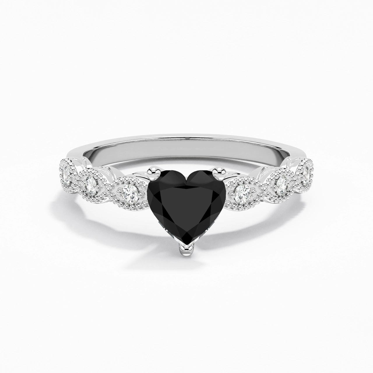 925 Sterling Silver Cubic Zirconia Engagement Ring