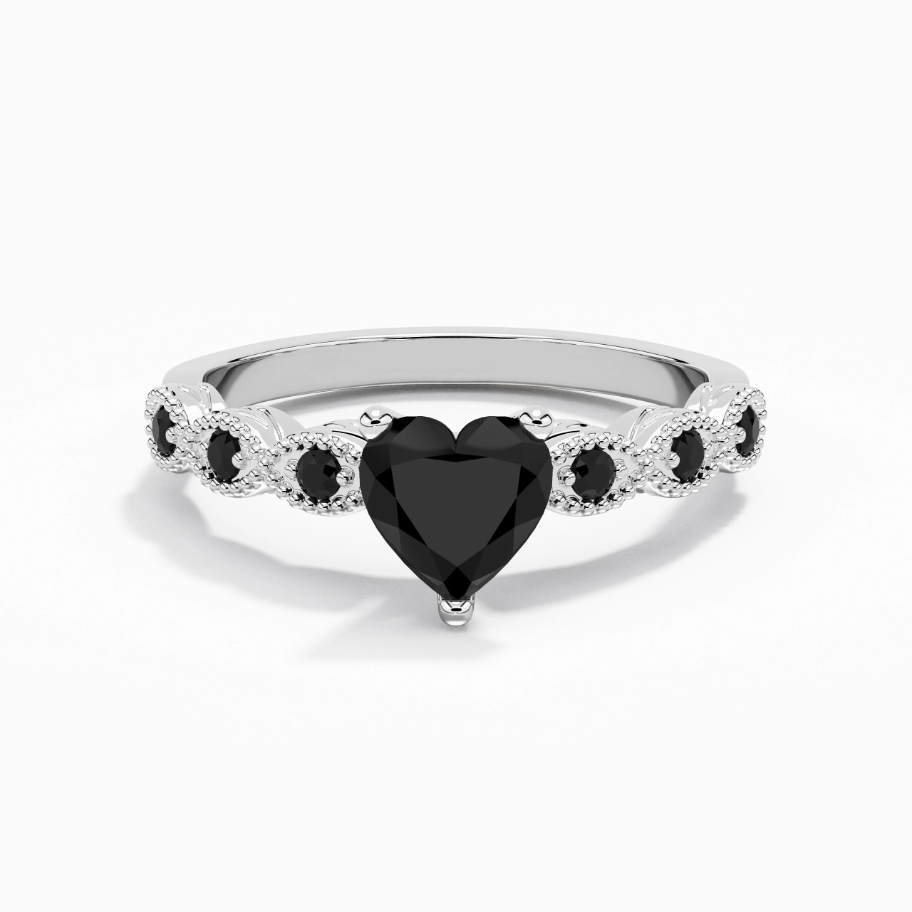 925 Sterling Silver Cubic Zirconia Engagement Ring