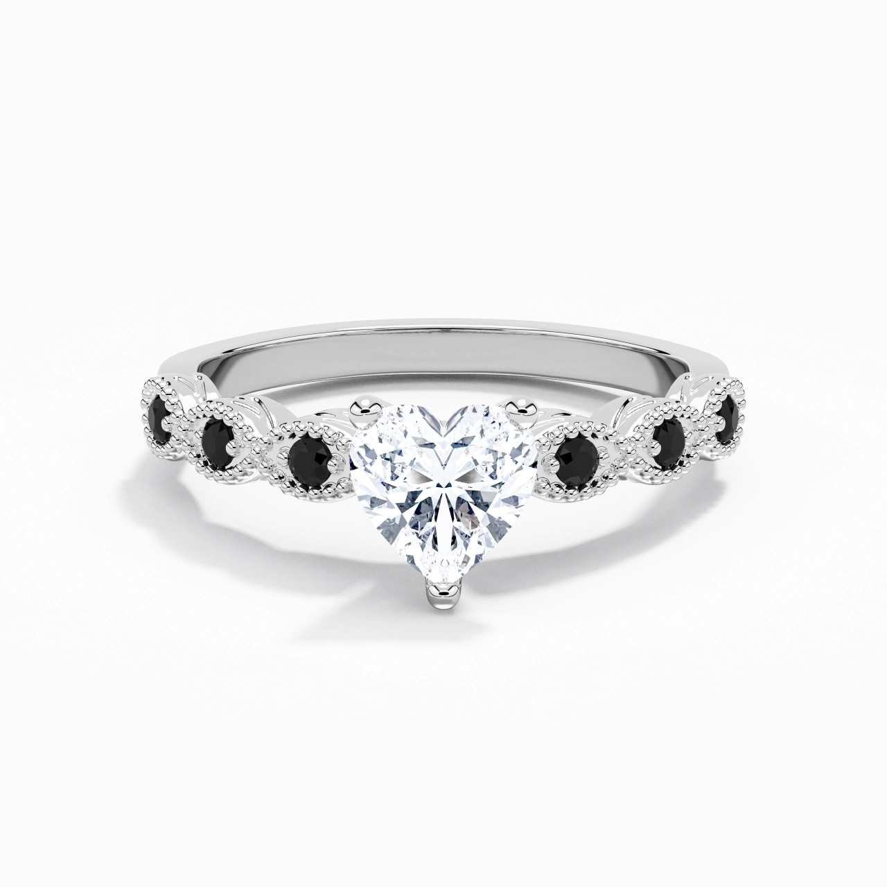 925 Sterling Silver Cubic Zirconia Engagement Ring