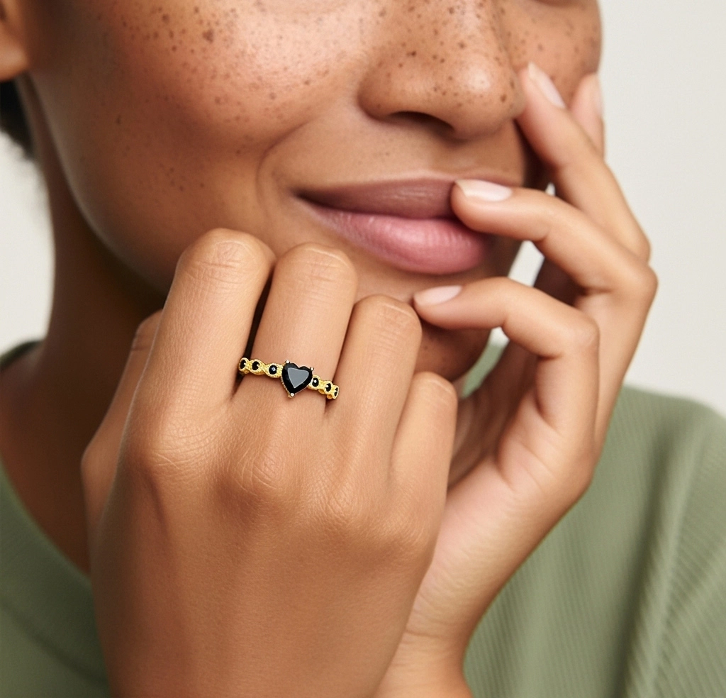 925 Sterling Silver Cubic Zirconia Engagement Ring