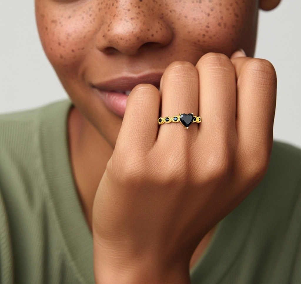 925 Sterling Silver Cubic Zirconia Engagement Ring