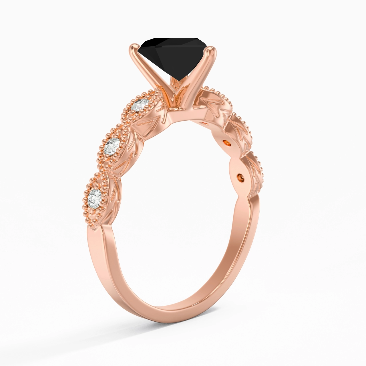 925 Sterling Silver Cubic Zirconia Engagement Ring