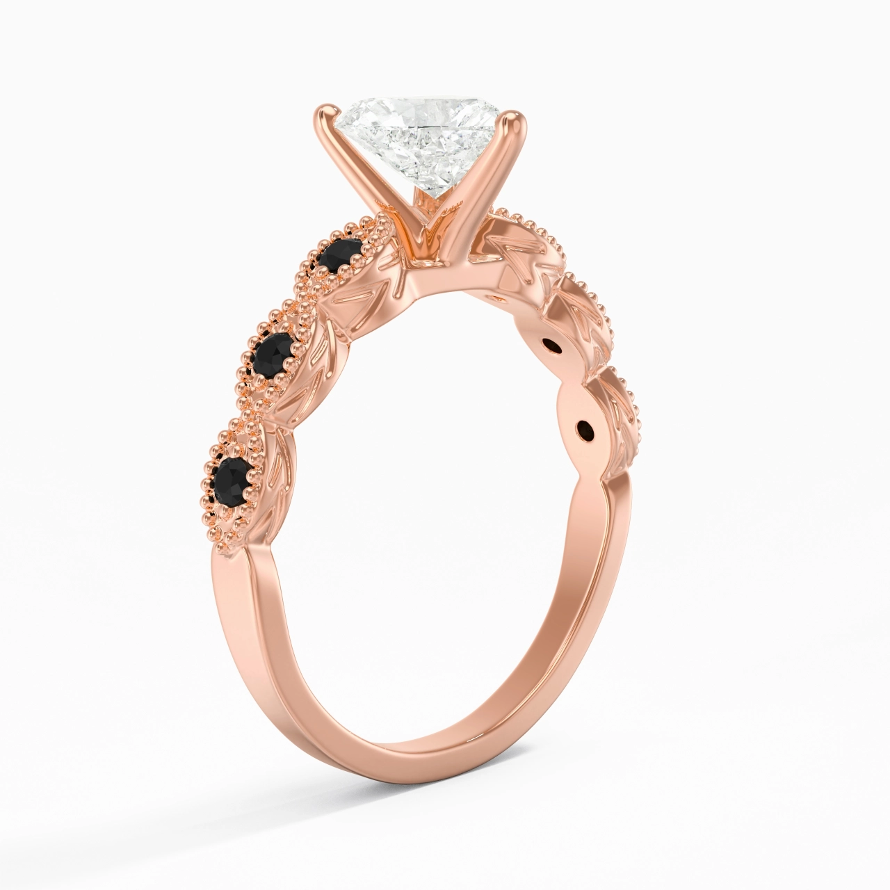 925 Sterling Silver Cubic Zirconia Engagement Ring