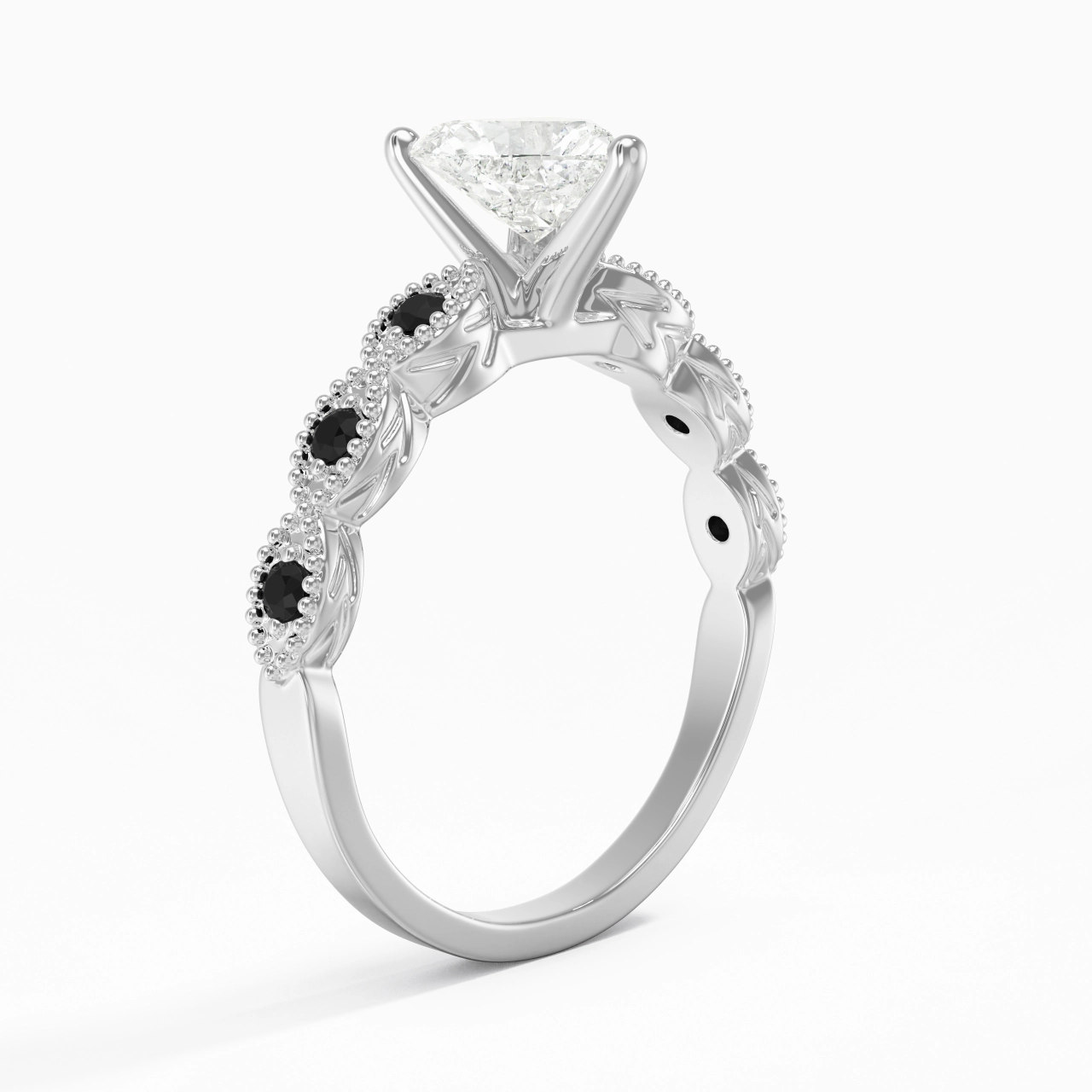 925 Sterling Silver Cubic Zirconia Engagement Ring