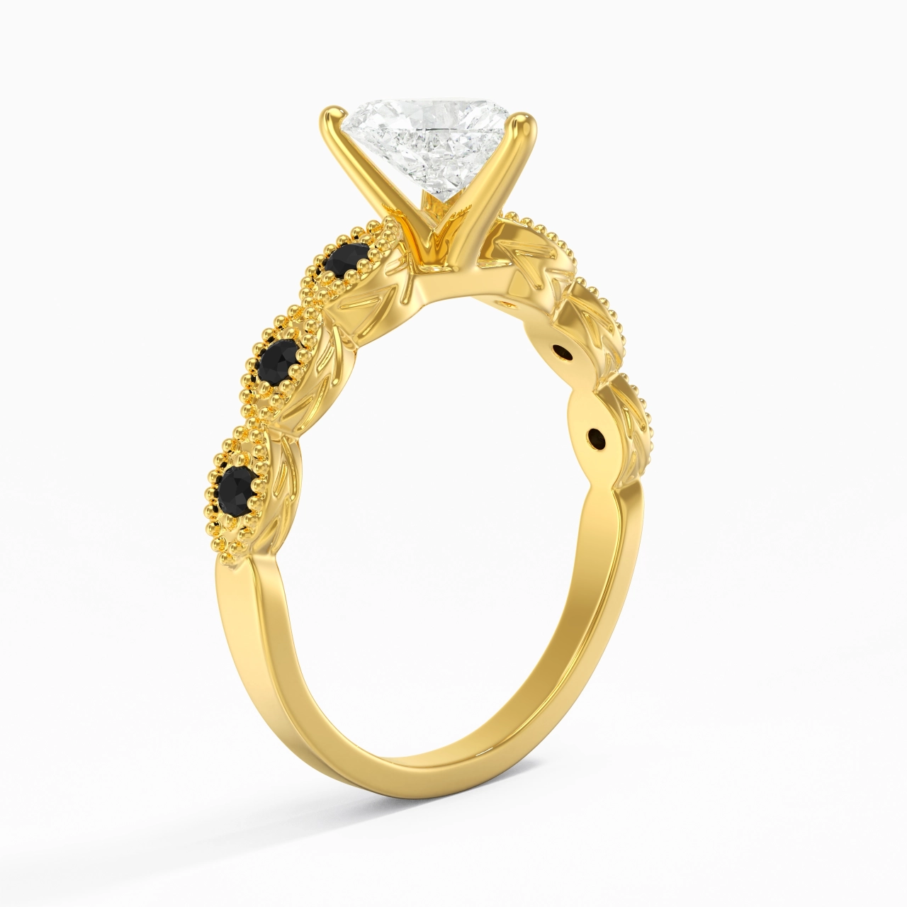 925 Sterling Silver Cubic Zirconia Engagement Ring