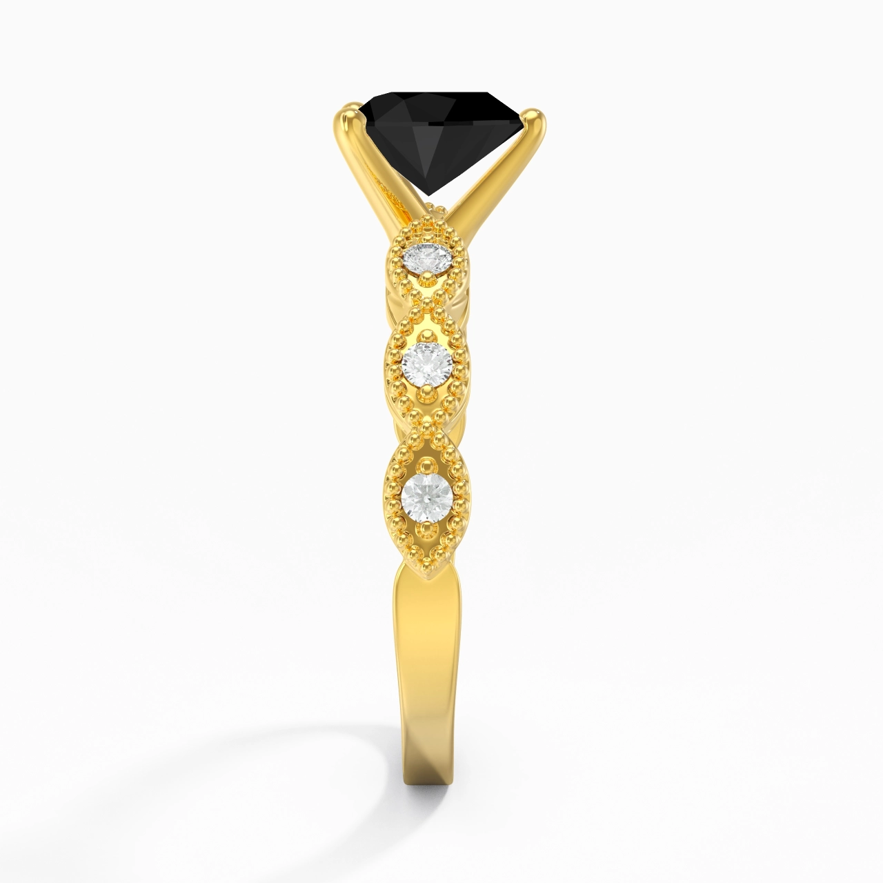 925 Sterling Silver Cubic Zirconia Engagement Ring