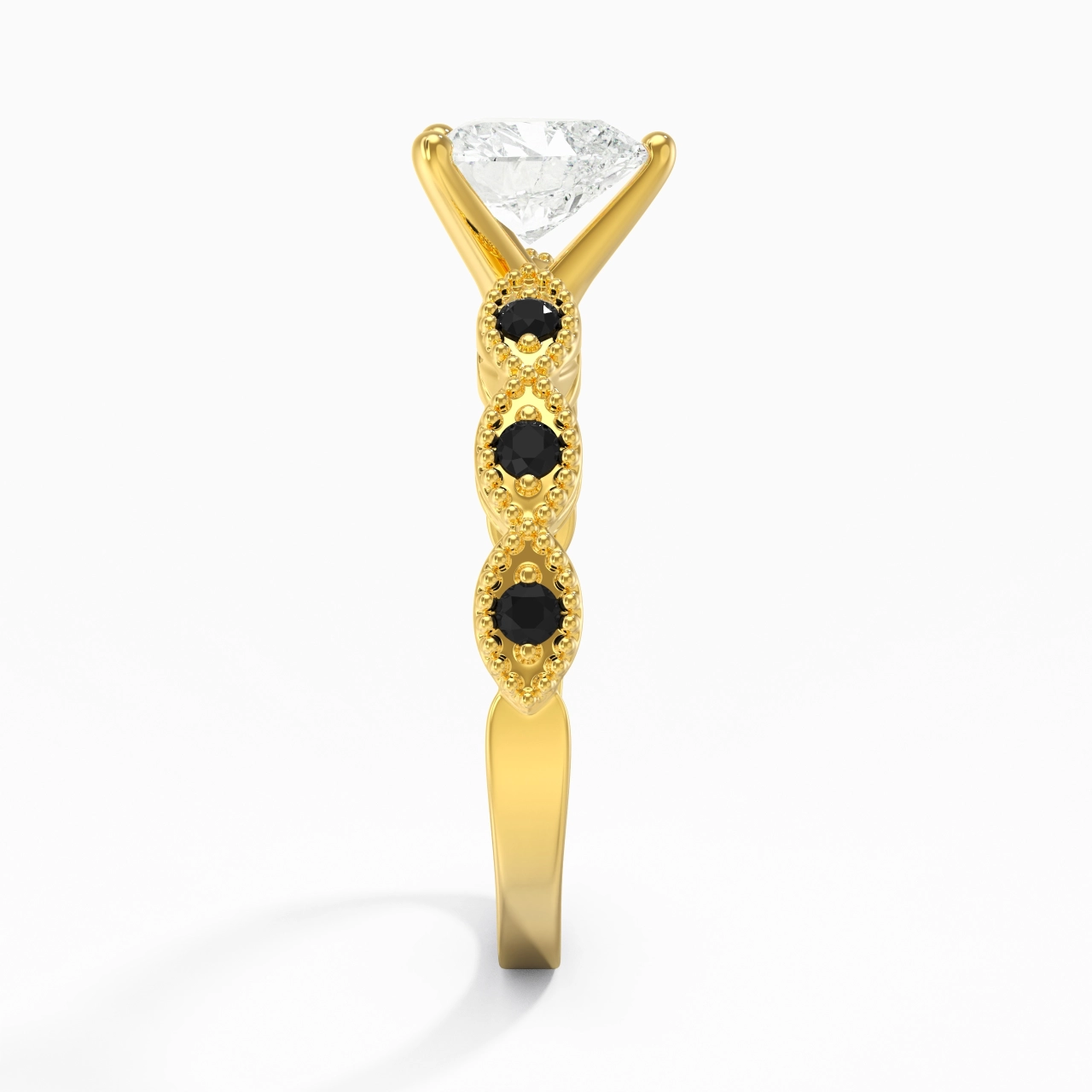 925 Sterling Silver Cubic Zirconia Engagement Ring