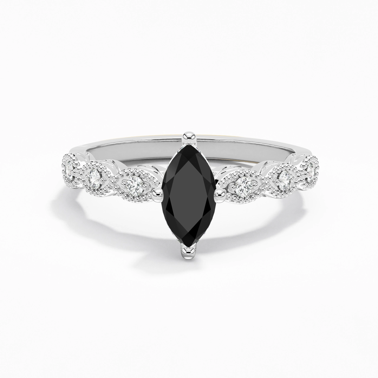 925 Sterling Silver Cubic Zirconia Engagement Ring