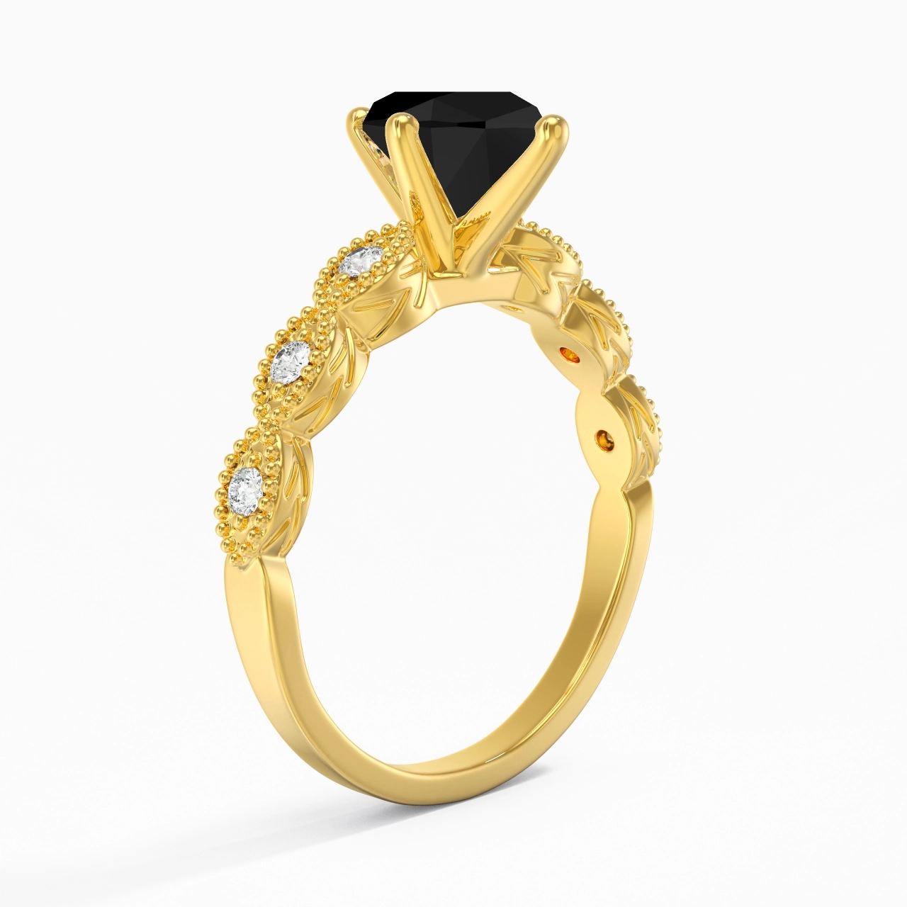 925 Sterling Silver Cubic Zirconia Engagement Ring