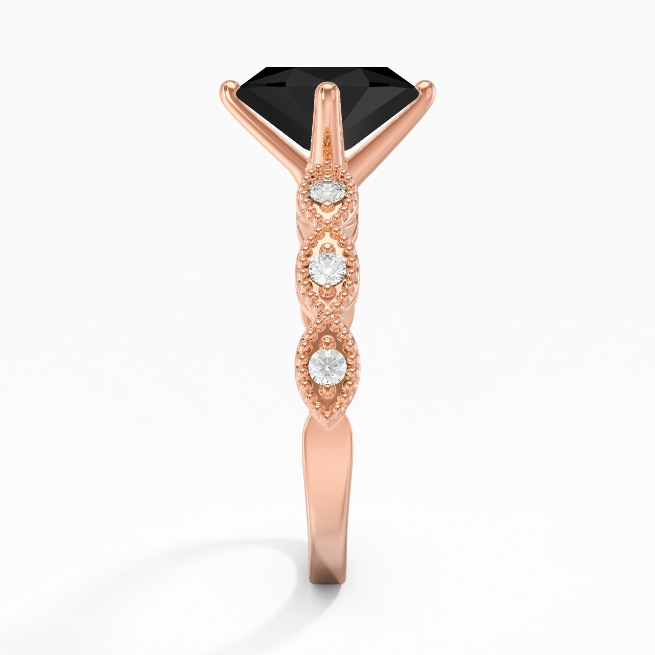 925 Sterling Silver Cubic Zirconia Engagement Ring