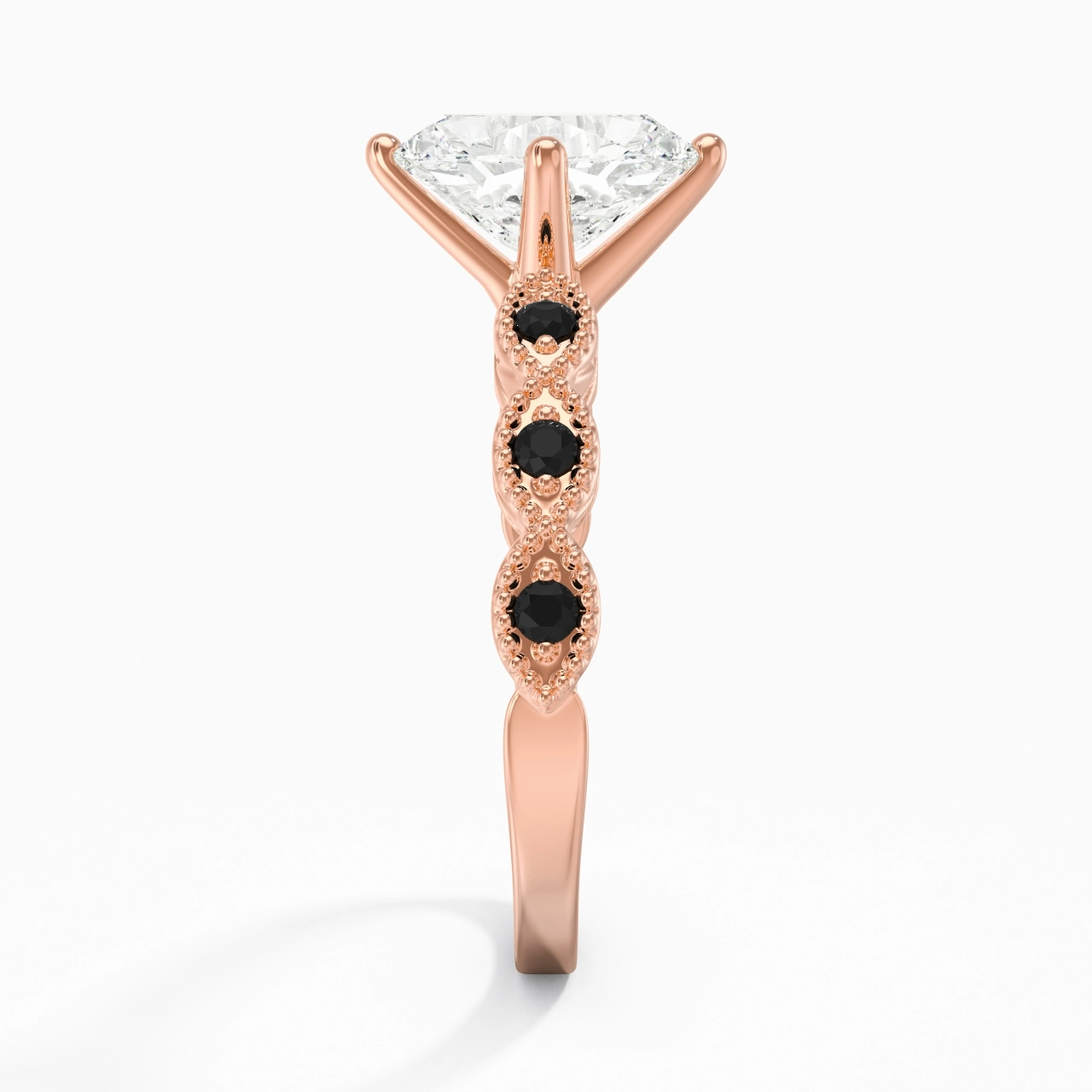 925 Sterling Silver Cubic Zirconia Engagement Ring