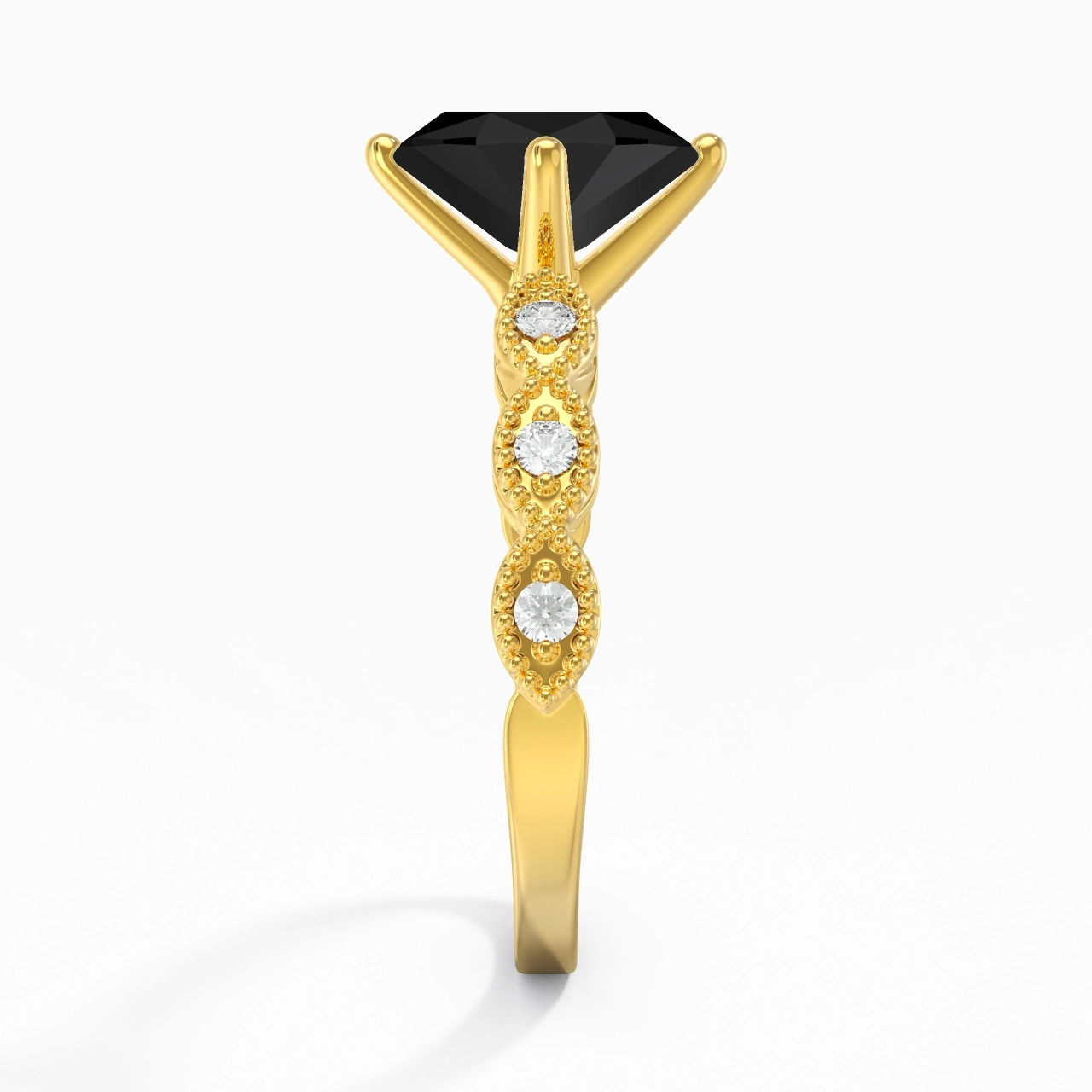 925 Sterling Silver Cubic Zirconia Engagement Ring