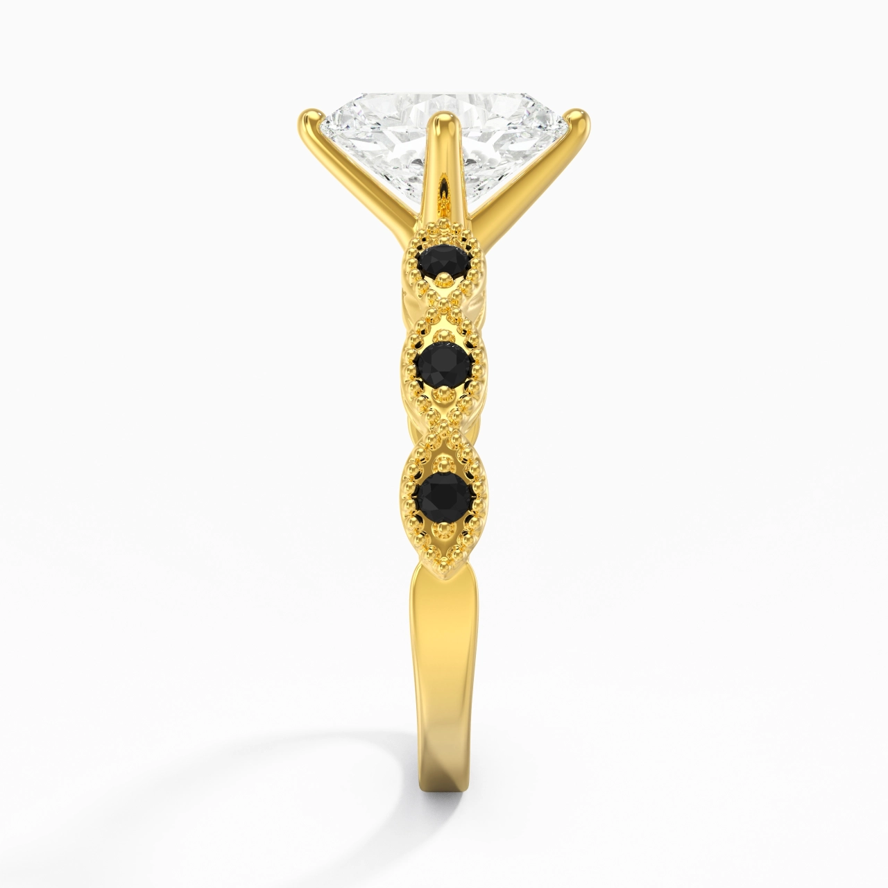 925 Sterling Silver Cubic Zirconia Engagement Ring