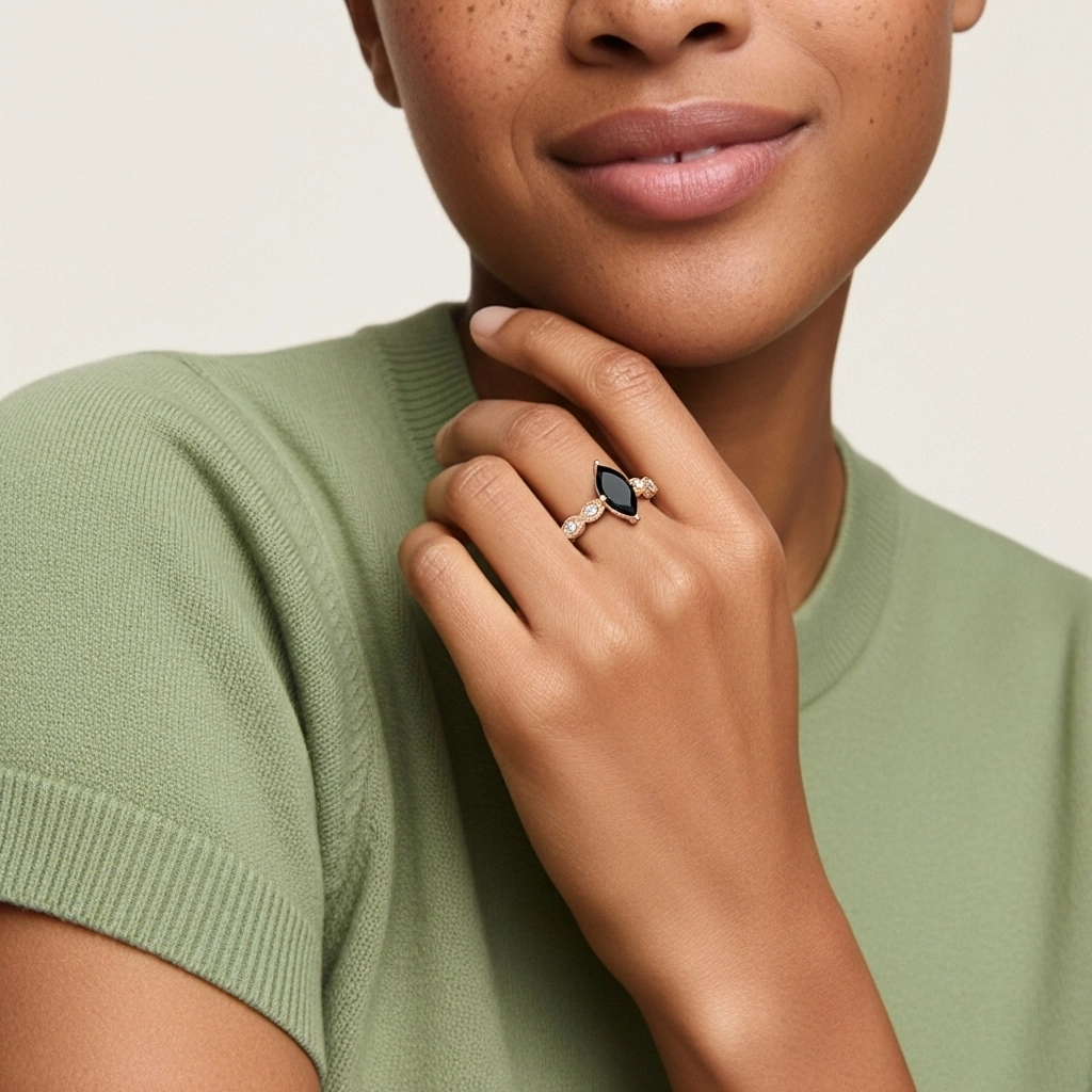 925 Sterling Silver Cubic Zirconia Engagement Ring