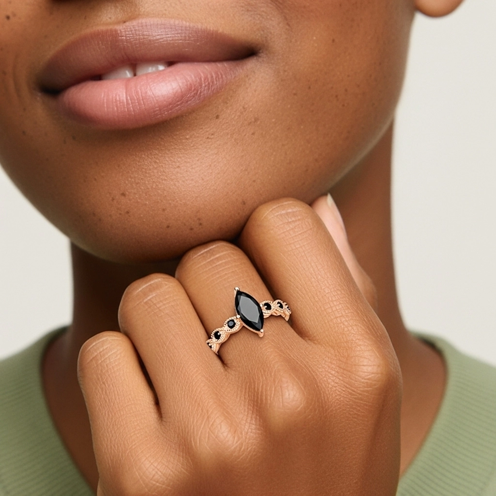 925 Sterling Silver Cubic Zirconia Engagement Ring